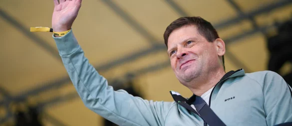 Nennt seinen Topfavoriten für die Tour de France: Jan Ullrich. - © Silas Schüller/dpa