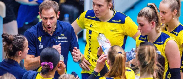 Vom Meisterkader der Schweriner Volleyballerinnen wird in der nächsten Saison nicht mehr viel übrig sein. - © Jens Büttner/dpa