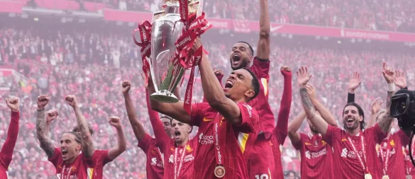 Er geht als Meister: Liverpools Trent Alexander-Arnold wechselt zu Real Madrid. - © Jon Super/AP/dpa