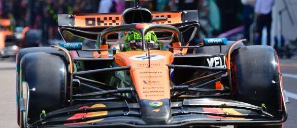 Der Streitpunkt in Großaufnahme: McLarens bisheriger Frontflügel - © Andrej Isakovic/Pool AFP/AP/dpa