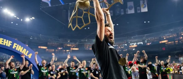 Möchte mit dem SC Magdeburg den Champions-League-Triumph von 2023 wiederholen: Trainer Bennet Wiegert. - © Marius Becker/dpa