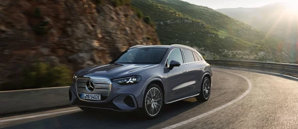 Mit Chromschild am Bug und Akku-Antrieb: Der neue Mercedes GLC wird auf der IAA in München präsentiert. - © Mercedes-Benz AG/dpa-tmn