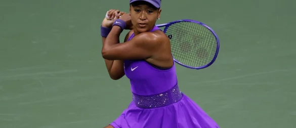 Naomi Osaka schaffte in New York den Halbfinaleinzug und trifft nun auf Wimbledon-Finalistin Amanda Anisimova. - © Adam Hunger/AP/dpa