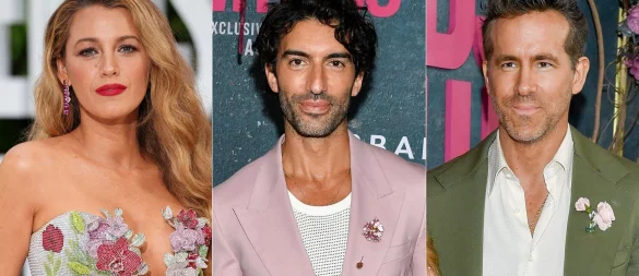 Die Verleumdungsklage von Justin Baldoni (Mitte) gegen BlakeLively (links) und Ryan Reynolds (rechts) wurde abgewiesen. (Archivbilder) - © Uncredited/AP/dpa