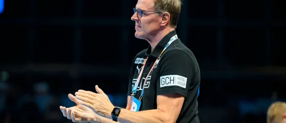 U21-Bundestrainer Martin Heuberger ist mit den bisherigen WM-Auftritten der DHB-Auswahl zufrieden. - © Marco Wolf/wolf-sportfoto/dpa