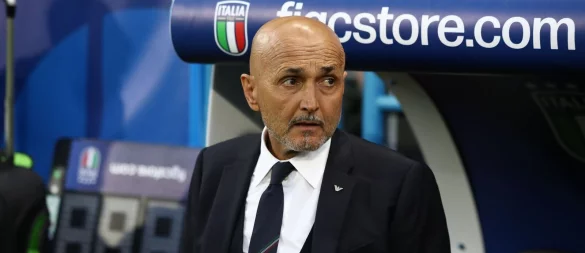 Für Italiens Luciano Spalletti war es der vorerst letzte Auftritt als Nationaltrainer. - © Mickael Chavet/ZUMA Press Wire/dpa