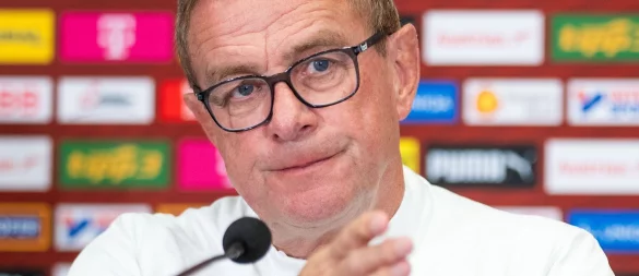 Ralf Rangnick ist seit 2022 Nationaltrainer Österreichs. - © Georg Hochmuth/APA/dpa