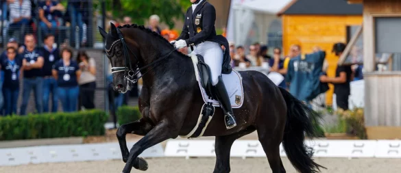 Isabell Werth sammelt bei der EM wieder Medaillen. - © Stefan Lafrentz/dpa
