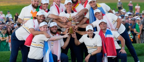 Europa gelang die Titelverteidigung im Ryder Cup. - © Seth Wenig/AP/dpa