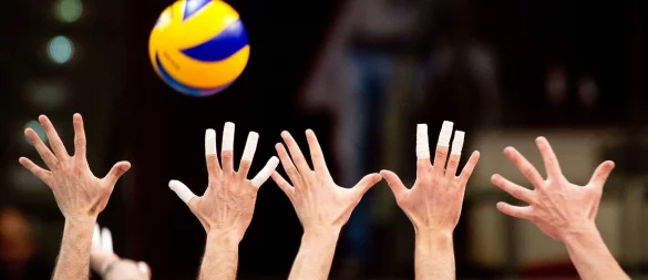 Die deutschen Volleyballerinnen haben die EM-Qualifikation weiter in eigener Hand. - © Sebastian Kahnert/dpa