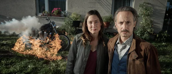 Frederike Bader (Marie Leuenberger) und Ferdinand Zankl (Michael Ostrowksi) sind die Helden der Reihe. - © Bernd Schuller/BR/ARD Degeto Film/Hager Moss Film GmbH/dpa