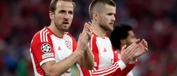Harry Kane (l) und Eric Dier (r), der die Bayern am Saisonende verlässt. Die beiden Engländer sehnen sich nach dem ersten Titelgewinn in ihrer Profi-Karriere. - © Matthias Balk/dpa