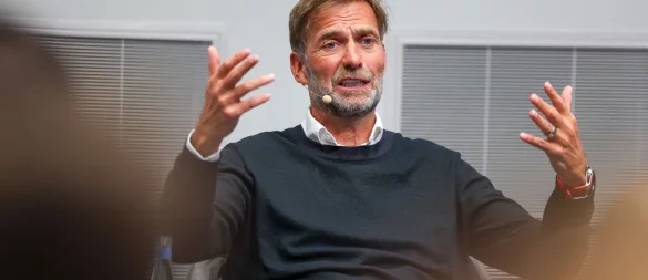 Jürgen Klopp spricht über seine damalige Entscheidung pro Liverpool. - © Jan Woitas/dpa