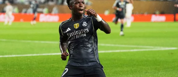 Vinicius Junior brachte Real Madrid in Führung - © Matt Slocum/AP/dpa