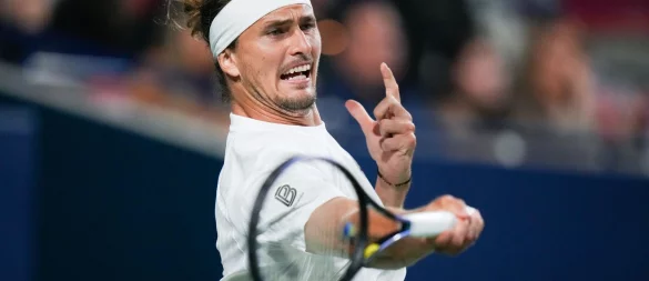 Alexander Zverev steht nach einem starken Auftritt im Halbfinale des ATP-Turniers in Cincinnati. - © Leonardo Ramirez/eyepix via ZUMA Press Wire/dpa