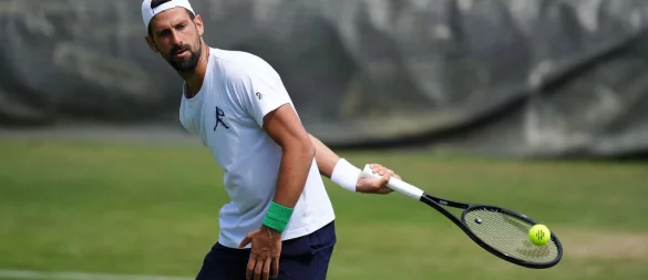 Wie oft wird Novak Djokovic noch in Wimbledon spielen? - © John Walton/PA Wire/dpa