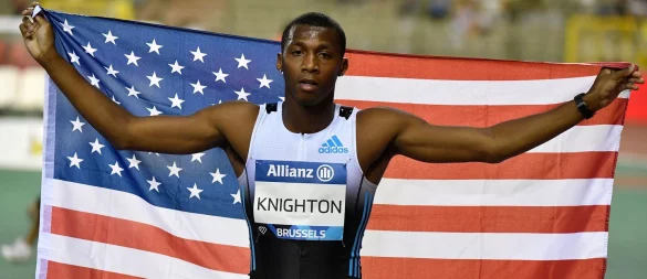 US-Sprinter Erriyon Knighton ist für vier Jahre gesperrt worden. (Archivbild) - © Geert Vanden Wijngaert/AP/dpa