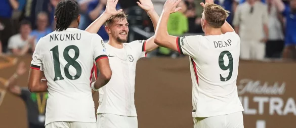 Der FC Chelsea zog nach einem problemlosen Erfolg gegen Espérance Tunis ins Achtelfinale der Club-WM ein. - © Matt Slocum/AP/dpa