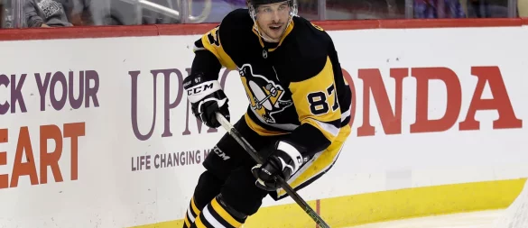 Sidney Crosby verpasste mit Pittsburgh in dieser Saison die Playoffs. - © Gene J. Puskar/AP/dpa