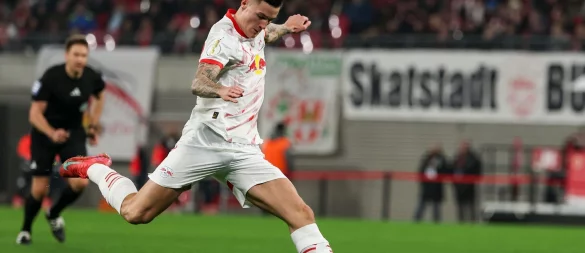 Nach dem geplatzten Wechsel zu Arsenal gibt nun Newcastle ein Angebot für Benjamin Sesko ab. - © Jan Woitas/dpa