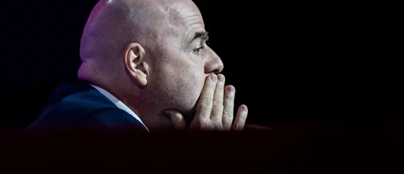 Gianni Infantino reagiert auf den Unfalltod von Diogo Jota. - © Tom Weller/dpa
