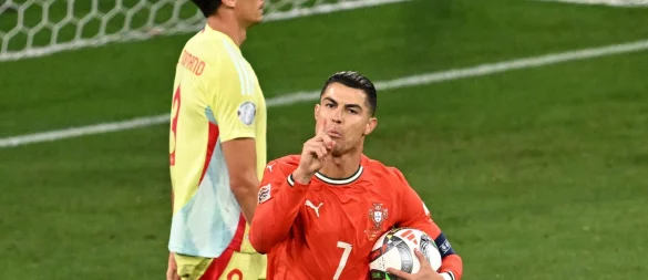 Trifft und jubelt: Cristiano Ronaldo - © Sven Hoppe/dpa