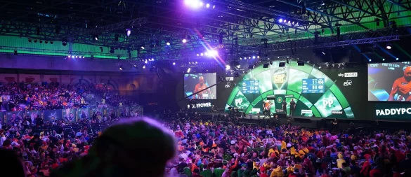 Die West Hall im Alexandra Palace bleibt WM-Standort. - © Zac Goodwin/PA Wire/dpa