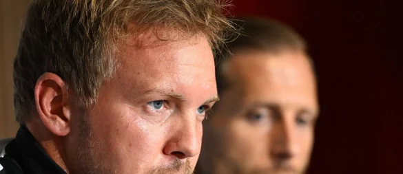 Julian Nagelsmann kündigt Veränderungen für das Spiel gegen Nordirland an. - © Federico Gambarini/dpa