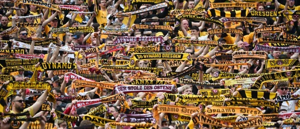 Dynamo Dresden kehrt in die 2. Liga zurück. - © Robert Michael/dpa