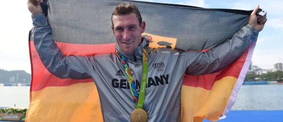 Sebastian Brendel wurde in Rio wie vier Jahre zuvor in London Olympiasieger im C1 über 1000 Meter. - © picture alliance / dpa