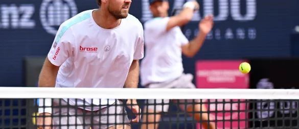 Kevin Krawietz und Tim Pütz sind in Paris locker weiter. - © Sven Hoppe/dpa