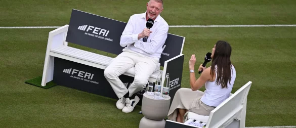 Boris Becker hat 40. Jubiläum seines ersten Wimbledon-Triumphs - © Arne Dedert/dpa