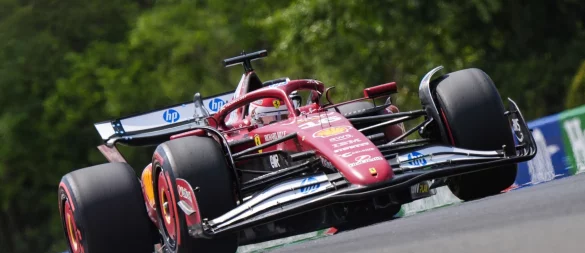 Charles Leclerc startet in Ungarn von der Pole Position. - © Bradley Collyer/PA Wire/dpa