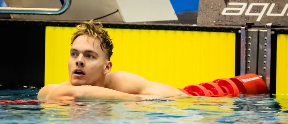 Josha Salchow hat sich zur Teilnahme russischer Sportler an der Schwimm-WM geäußert. - © Christoph Soeder/dpa