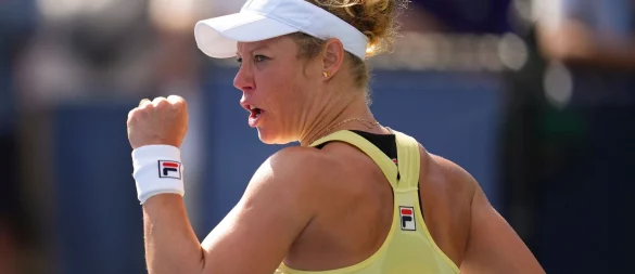 Laura Siegemund hat auch ihre zweite Aufgabe bei den US Open gelöst. - © Kirsty Wigglesworth/AP/dpa