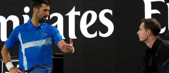 Novak Djokovic und Andy Murray werden nicht mehr zusammenarbeiten. - © Asanka Brendon Ratnayake/AP/dpa