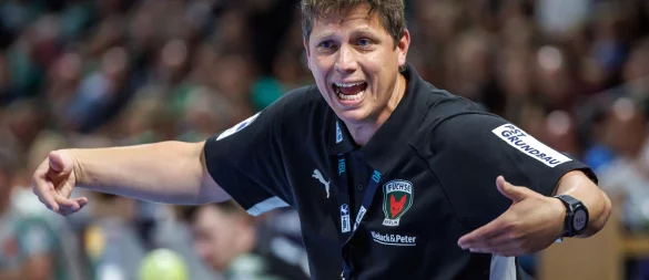 Nicolej Krickau verliert auch sein zweites Bundesliga-Spiel als Füchse-Coach. (Archivbild) - © Andreas Gora/dpa