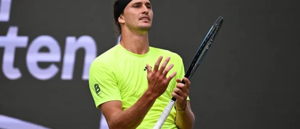 Alexander Zverev musste sich einmal mehr Taylor Fritz geschlagen geben. - © Marijan Murat/dpa