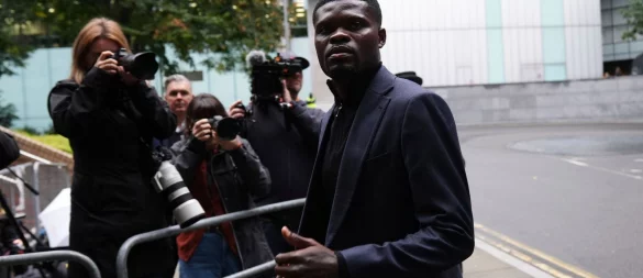 Der ehemalige Arsenal-Profi Thomas Partey wies Vergewaltigungsvorwürfe vor Gericht zurück. - © Ben Whitley/PA Wire via AP/dpa
