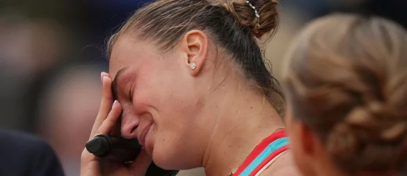 Auch Aryna Sabalenka wird auf Instagram beleidigt und bedroht. - © Thibault Camus/AP/dpa