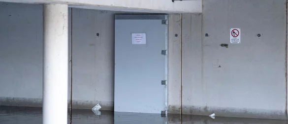 Damit die Tiefgarage nicht irgendwann unter Wasser steht, sollten Wohnungseigentümergemeinschaften gemeinsam Schutzmaßnahmen gegen Starkregen und Hochwasser beschließen. - © Florian Schuh/dpa-tmn