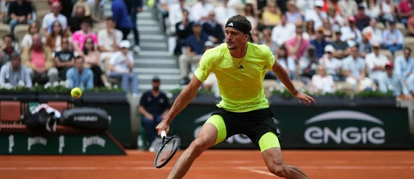 Für Alexander Zverev gehen die French Open jetzt so richtig los. - © Dimitar Dilkoff/AFP/dpa