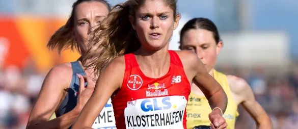 Konstanze Klosterhalfen (M) möchte zurück in die Spitze. - © Sven Hoppe/dpa