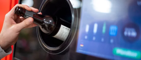 Schluckt der Automat die Flasche? Rund um die Leergut-Rücknahme gibt es immer wieder Ärger. - © Monika Skolimowska/dpa/dpa-tmn