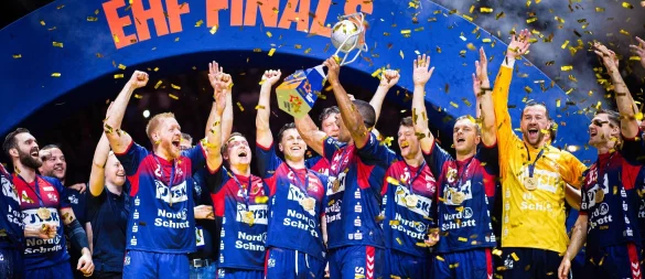 Die SG Flensburg-Handewitt gewann in der vergangenen Saison die European League. - © Noah Wedel/dpa