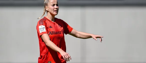 Giulia Gwinn kehrte nach ihrer langen Verletzung zurück auf den Rasen. (Archivbild) - © Harry Langer/dpa
