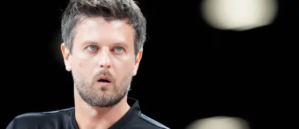 Bundestrainer Michal Winiarski sah erneut eine knappe Niederlage der deutschen Vollleyballer. - © Marcus Brandt/dpa