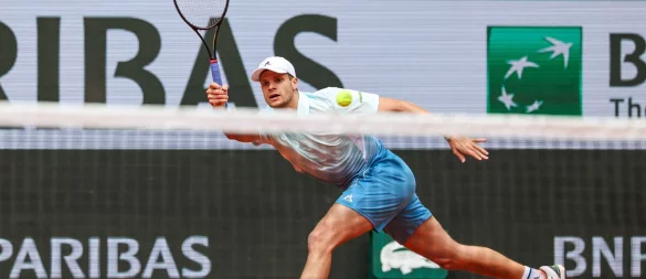 Für Yannick Hanfmann ist bei den French Open nach der ersten Runde Schluss. - © Frank Molter/dpa