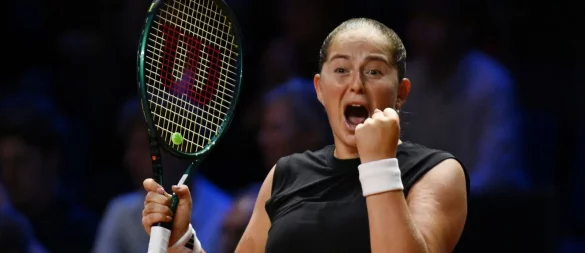 Jelena Ostapenko lieferte sich nach ihrem US-Open-Aus noch ein Wort-Duell mit Taylor Townsend. - © Marijan Murat/dpa