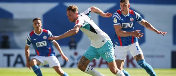 Die Niederländer Burger erzielte sein Debüt-Tor für Hoffenheim. - © Christian Charisius/dpa